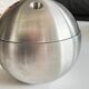 Vintage bowling ball chrome ice bucket - 70s