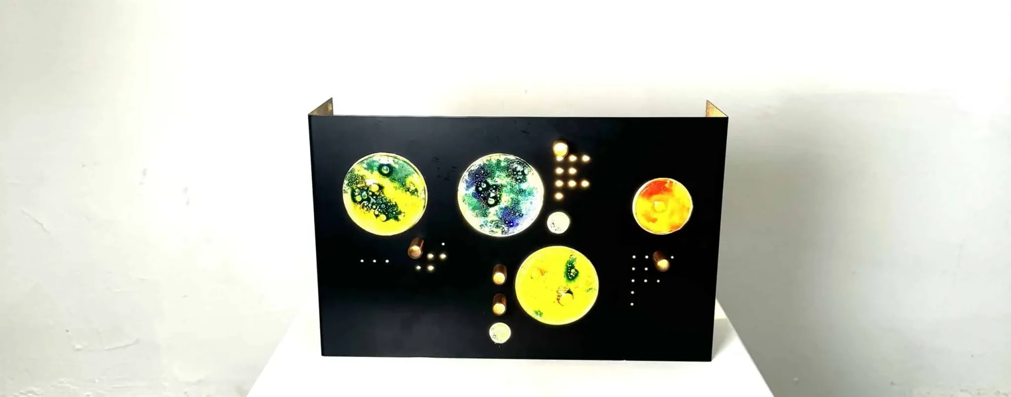 C-1701 Collage Wall Lamp By Willem Van Oyen For Raak Amsterdam, The Netherlands 1960S