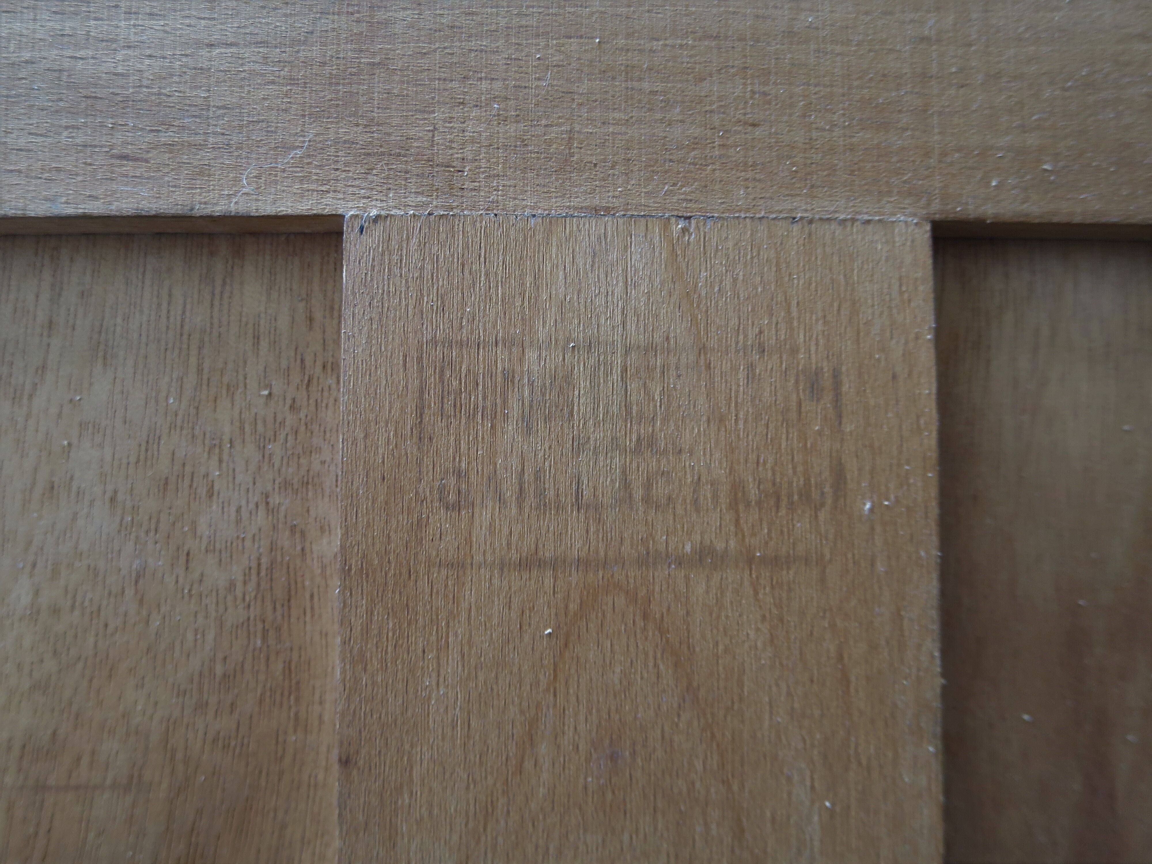 Parisian cabinet vintage solid oak