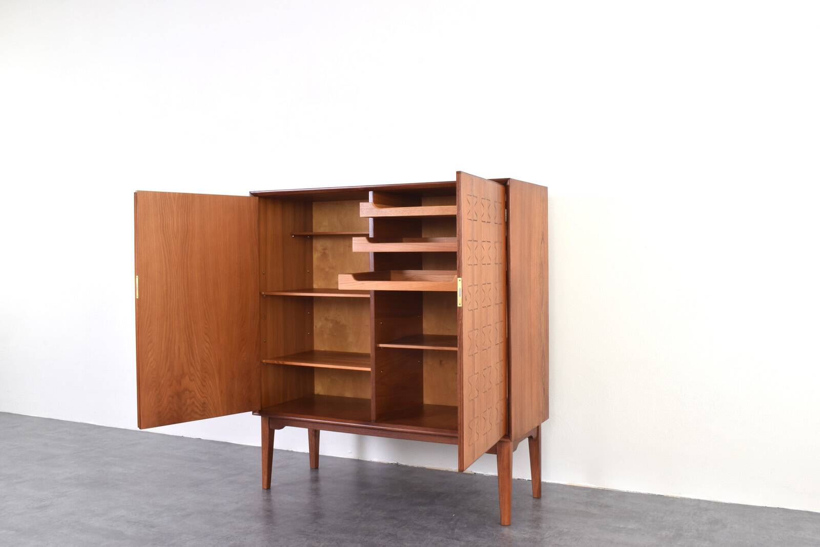 Mid-Century Teak Highboard by Rastad & Relling for Eidsfjord Møbelfabrikk