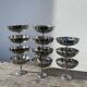 11 stainless steel cups / bowls 1970