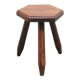 Vintage wooden tripod stool