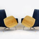 Mid-century r-360 ash armchairs by Janusz Różański, 1960s, Set of 2