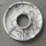 Calacata viola marble circular dish