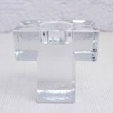 Bougeoir photophore en verre
