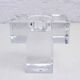 Glass tealight candle holder
