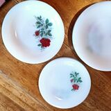 Arcopal service rose from France red