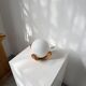 1980s pin support ball desk lamp