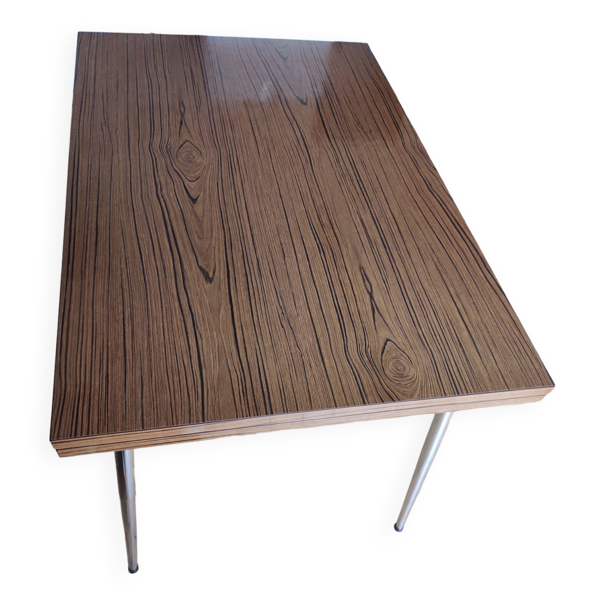 Vintage brown formica table