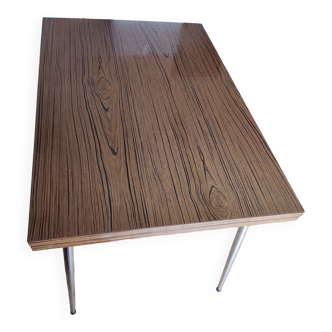 Vintage brown formica table