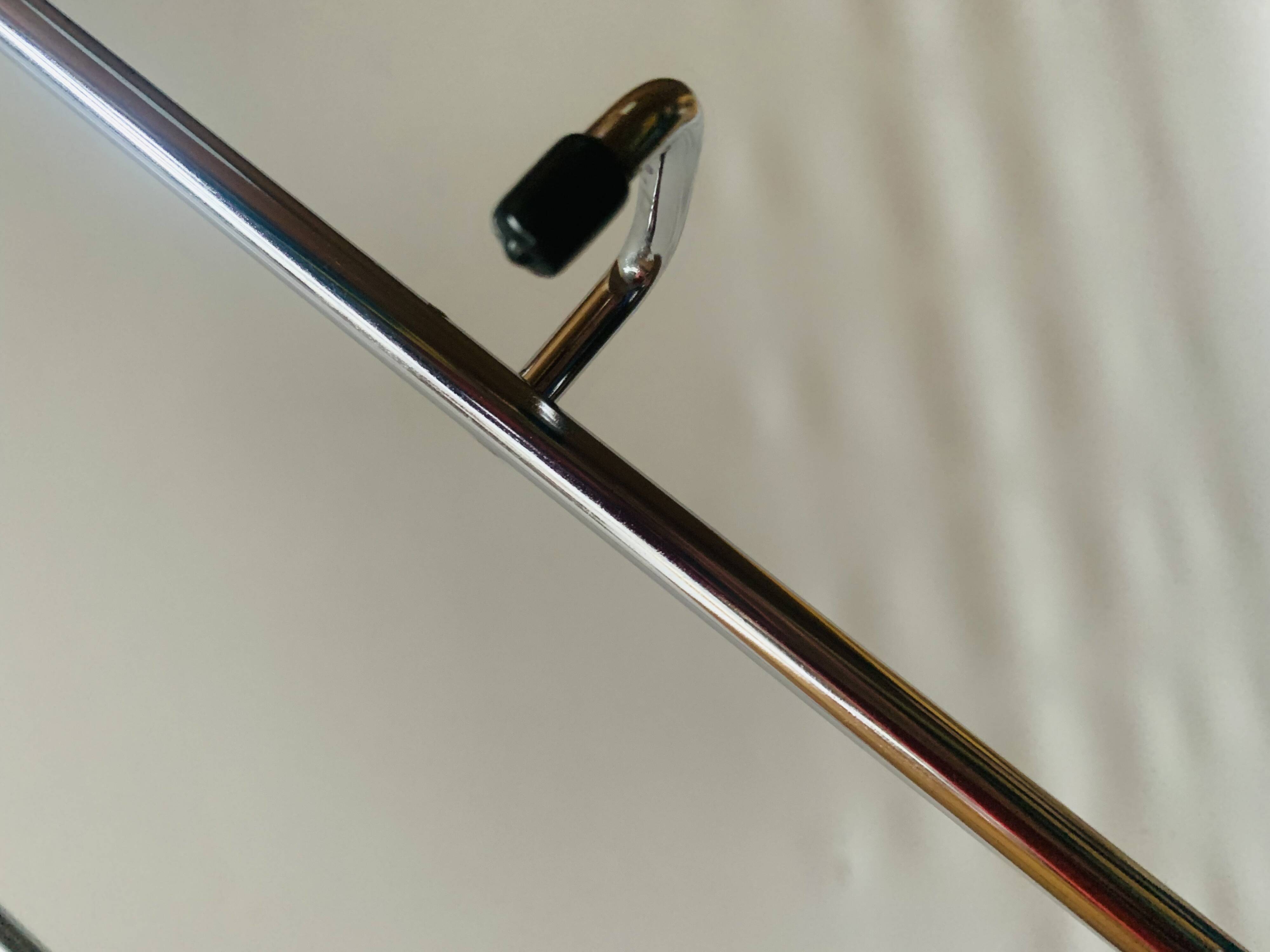 Vintage steel wall coat rack - 6 hooks