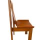 Scandinavian vintage Roland Haeusler chair in solid gold from the 80s