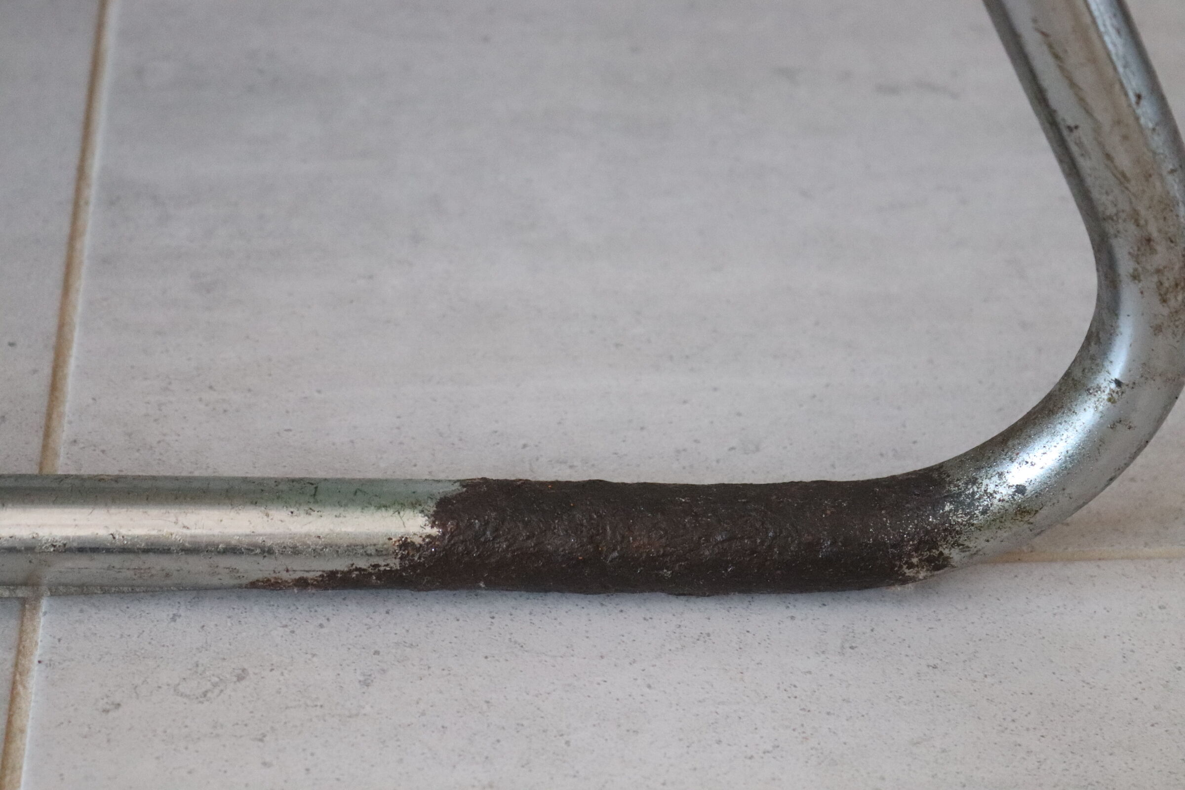 Industrial roneo armchair gray 50s/60s