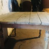 1900s country table/bistro table in its pattine