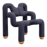 Varier Ekstrem Lounge Chair by Terje Ekstrøm (Dark Blue Grey)