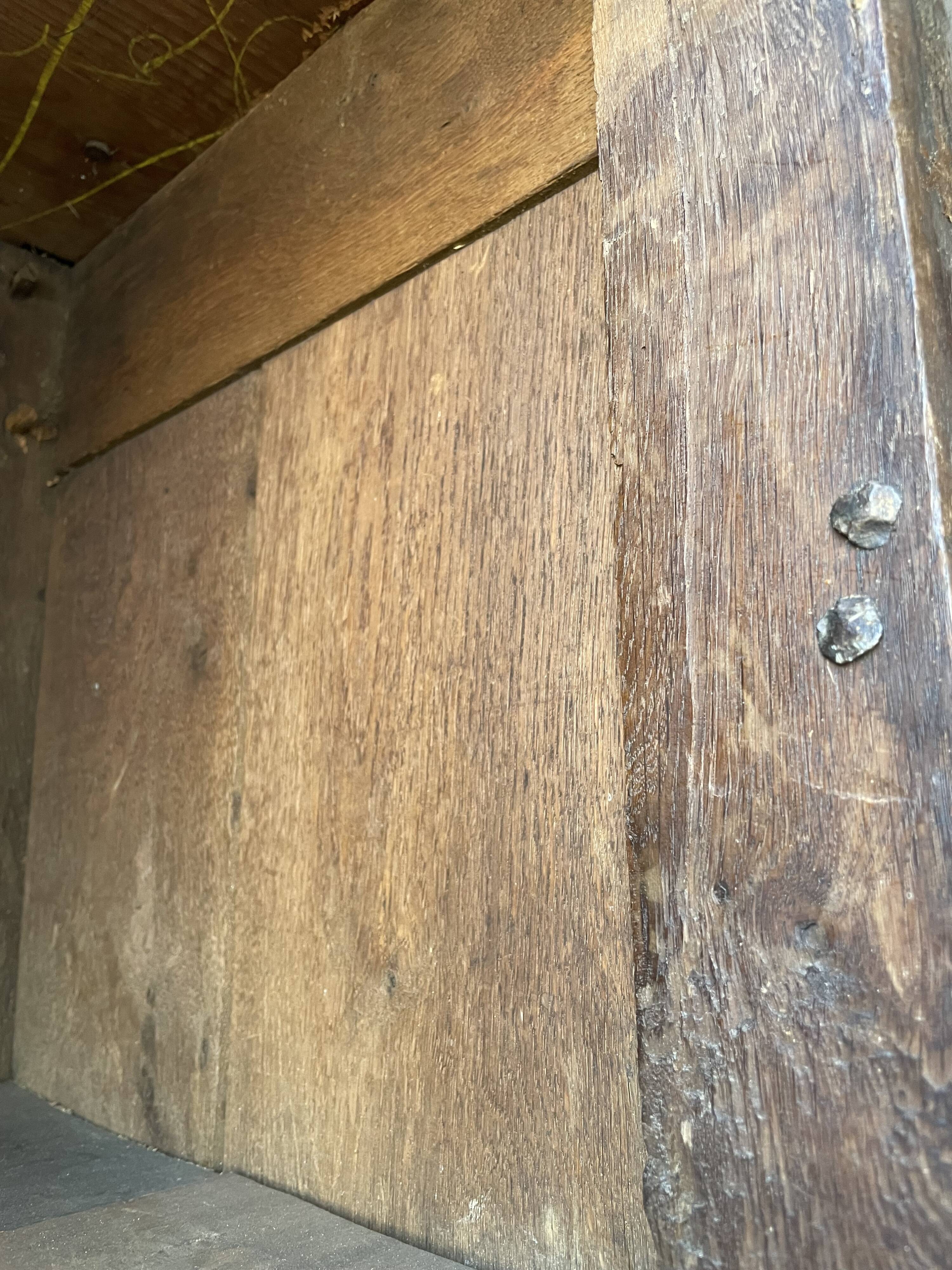 Savoyard solid oak cabinet XVIIIth