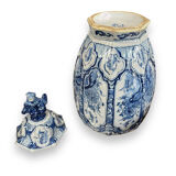 Delft earthenware vase XIXth
