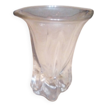Art Deco style glass vase from the 50s