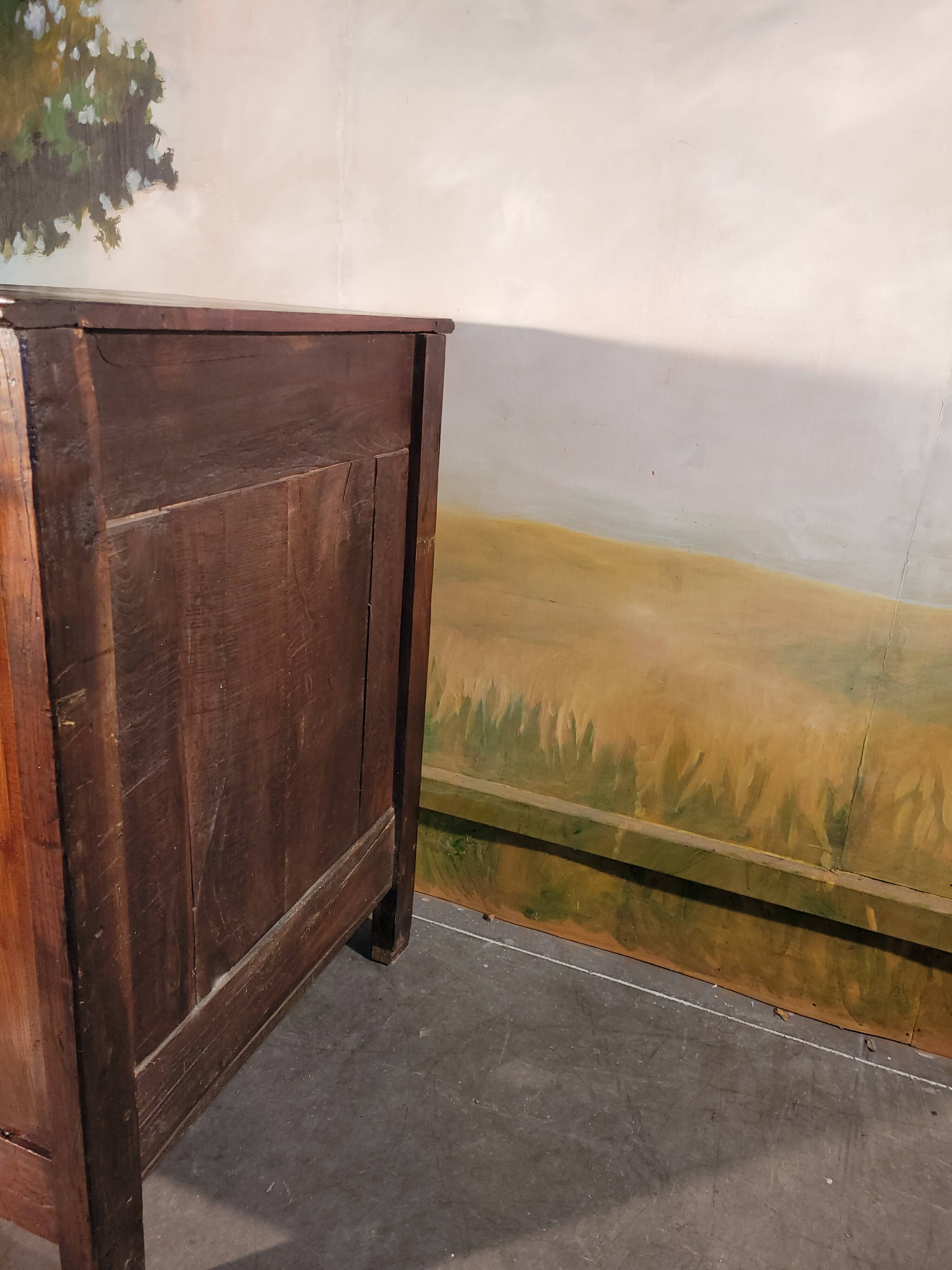 Large Louis XV style jam maker in cherry wood