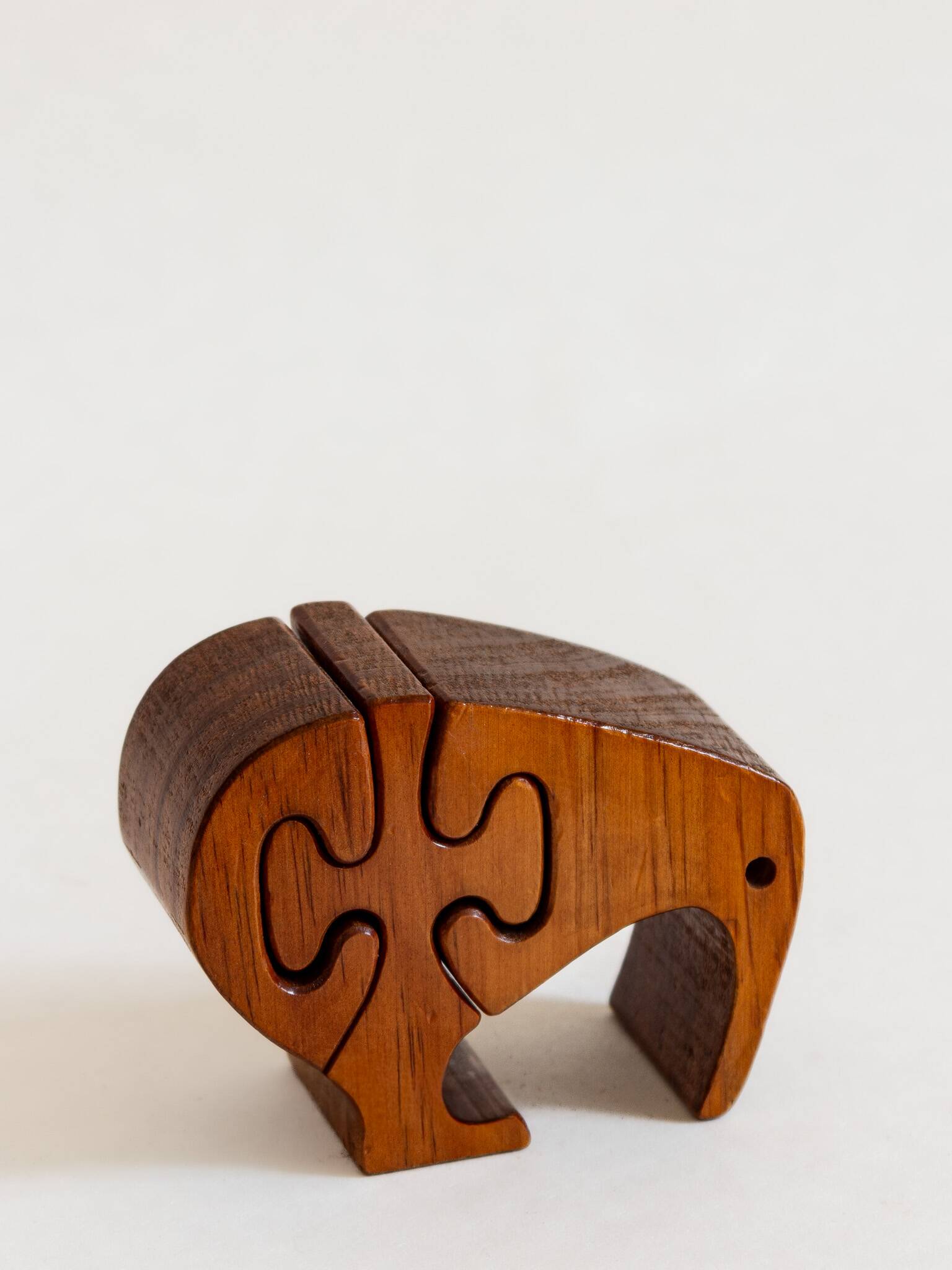 Jouet puzzle en forme de Kiwi, Nouvelle Zélande, années 70