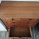 Oak chest of drawers