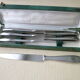 Box of 6 vintage monocoque stainless steel table knives