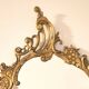Miroir Cornucopia en bronze de style Louis XV