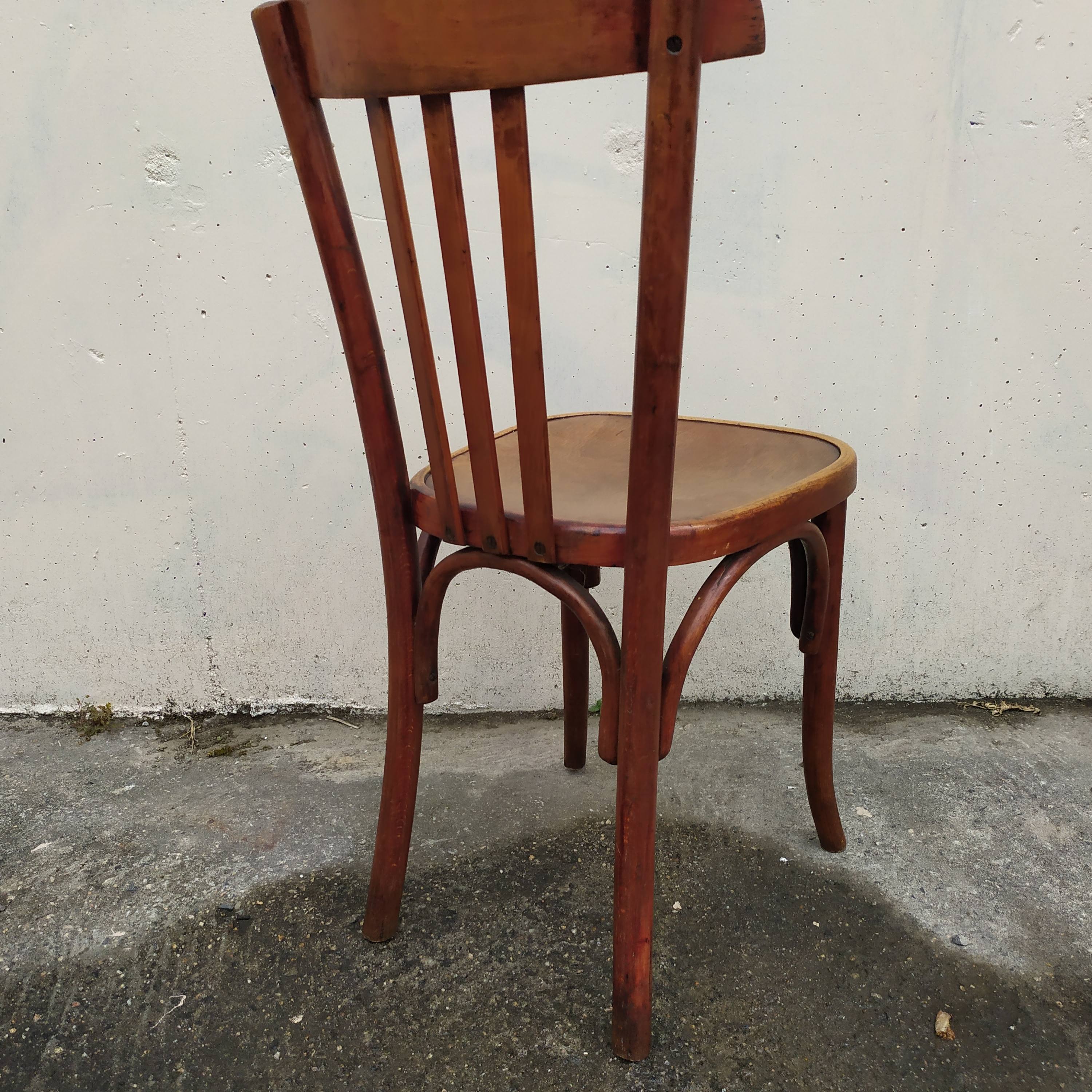 Lot de 18 chaises bistrot Fischel