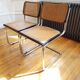 Pair of Cesca B32 chairs by Marcel Breuer