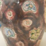 Vase pichet coq, céramique émaillée signée Jeanne Azambourg, Le Clos De Joye, années 60