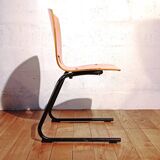 Chaise de cantine vintage
