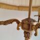 Lampadaire laiton et bronze trois bras
