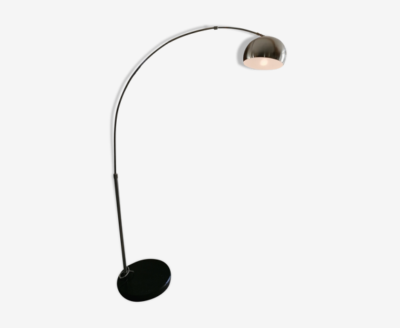 Stainless Steel Floor Lamp Arch Selency Stainless Steel Floor Lamp Arch Selency, Brushed Steel Circles Floor Lamp