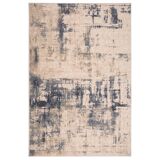 2.4x3.4 m Blue and beige wool rug