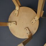 Chaises modèle 66 d'Alvar Aalto pour Artek, années 1980