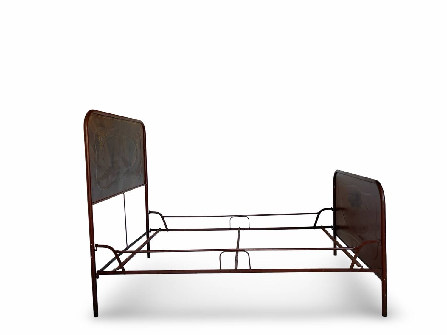 Cadre de lit Art déco italien une place et demie, 1925