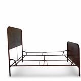 Cadre de lit Art déco italien une place et demie, 1925