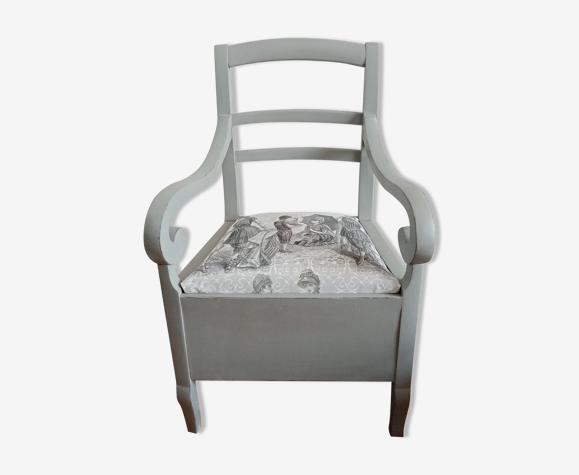 Fauteuil toile Jouy