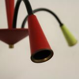 Vintage coloured spider chandelier 1950s