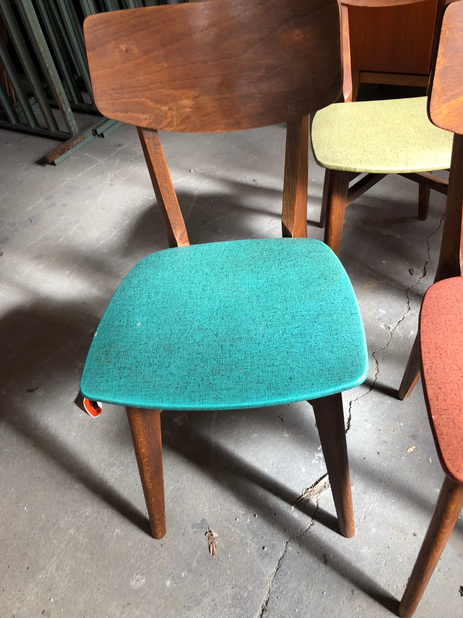 Set of 6 vintage 50s chairs
