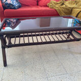 Rattan coffee table