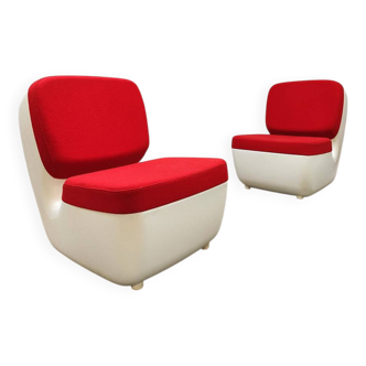 Chaises longues Magis Nimrod de design italien Marc Newson