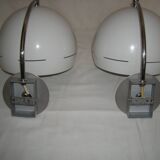 Pair of arco wall lights from the 70s