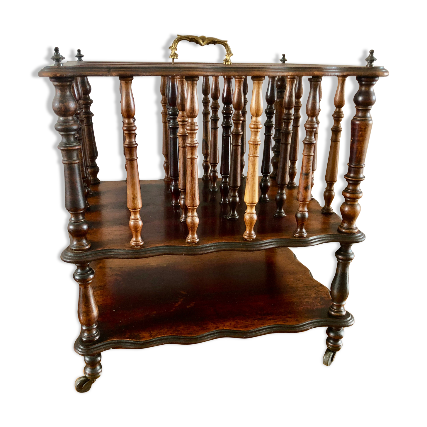 Rosewood music stand from the early 20th century.