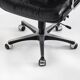 Vintage leather armchair. Swivel, on casters, multi-position. Norway, 1970s.