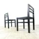 Vintage brutalist dining chairs, set of 10 - 1970s