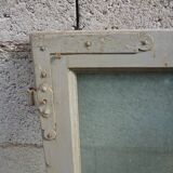 Old grey patina window