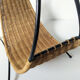 Rattan basket with logs