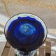 Ancient Blue and Transparent Murano Glass Vase
