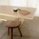 Table basse en travertin